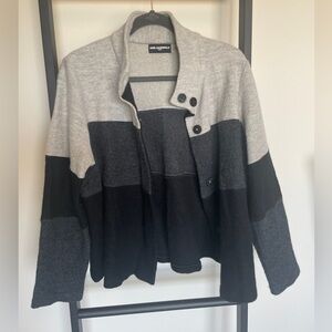 Karl Lagerfeld Gray and Black Jacket